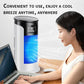 🌀 50% DE RÉDUCTION ❄️ Climatiseur évaporatif – Ventilateur de bureau USB compact – Rafraîchit & humidifie l’air – silencieux, idéal pour le bureau, la chambre ou les déplacements 💨🌿✨