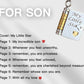 👑 50% DE RÉDUCTION! ✨ Collier de Livre My Little Star pour Fille – Cadeau d'Anniversaire & Diplôme, Message Personnalisé & Fini Or ❤️