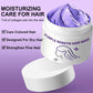 Masque capillaire à la kératine violette : fixe la couleur et neutralise les tons cuivrés et jaunes pour les cheveux blonds, gris argentés et méchés.