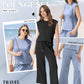 🔥 50 % DE RÉDUCTION ! 👗✨ Nouveau ensemble 2 pièces pour femmes – Haut sans manches et pantalon à jambes larges 💃🌟