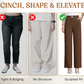 👖 50% DE RÉDUCTION 💎 Pantalon taille haute stretch – Ceinture élastique & douceur inégalée – Coupe parfaite, idéal pour le quotidien, le télétravail ou les voyages – confort absolu 💫