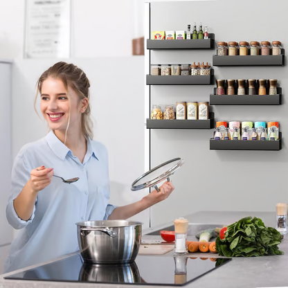 🔥Dernier jour 50% de réduction🔥Rack de rangement magnétique - Organisateur de cuisine à faible encombrement