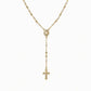 📿 50% DE RÉDUCTION! ✝️ Collier chapelet doré – Croix, perles & intemporel ✨