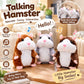 🐹✨ Peluche Hamster Interactif Parlant 15cm – Répétition Vocale Amusante, Hochement de Tête & Peluche Ultra-Douce
