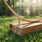 🌸 50% DE RÉDUCTION! ✨ Cercle décoratif doré – Support en bois & élégant ✨