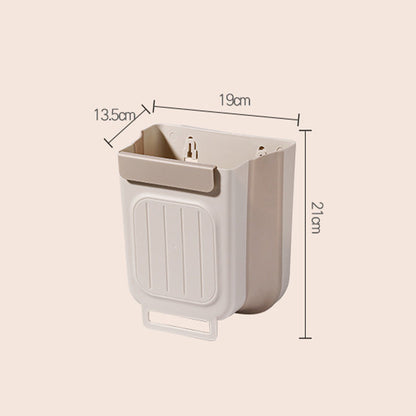 🗑️ 50% DE RÉDUCTION! 🧺 Poubelle Suspendue & Pliable Multifonctionnelle pour la Cuisine – Gain de Place, Robuste & Parfaite Pour Les Épluchures & Déchets Recyclables ♻️