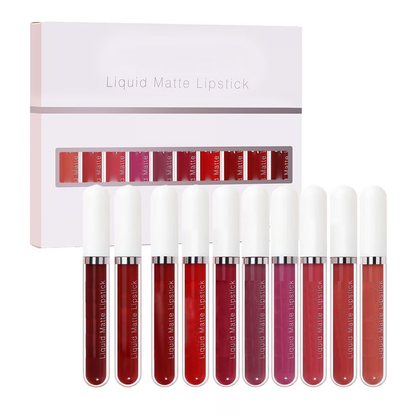 💄 50% DE RÉDUCTION! ✨ Rouge à Lèvres Liquide Mat & Waterproof – 18 Couleurs, Tenue Longue Durée & Fini Velouté Pour Un Look Parfait 👄