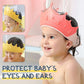 🛁 50% DE RÉDUCTION! 👶 Bonnet de Douche Imperméable Ajustable – PP + TPE, anti-eau yeux & oreilles – Couronne dessin animé – Jaune/Bleu/Rouge ✨