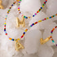 💜DERNIER JOUR DE LA PROMOTION - 50 % DE RÉDUCTION💜 Collier à lettres en perles pour femmes🔤A-Z