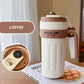 ☕ 50% DE RÉDUCTION! 🚗 Tasse à Café avec Affichage LED – Acier inoxydable 316, 450 ml & double paroi – Couvercle étanche pour emporter ✨
