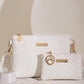 👜 50% DE RÉDUCTION! 🎨 Sac Bandoulière Femme – Set 2 pièces, motif ondulé & design compact – Parfait pour un look tendance et pratique au quotidien ✨
