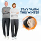 👖 60% DE RÉDUCTION ! ❄️ Pantalon de Jogging Thermique Unisexe - Isolation Chaude et Confortable pour Sport ou Quotidien en Hiver 🏃‍♂️📦