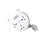🔌 50% DE RÉDUCTION! ⚡ Multiprise Universelle à Enrouleur – 3 AC + 3 USB, 2500W & protection surtension – Compatible UK/EU/US – Idéale pour la maison et les voyages ✨