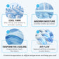 ❄️ ACHETEZ 1, OBTENEZ 1 GRATUIT ! 🔥 Serviette rafraîchissante anti-transpiration – Réutilisable, douce & absorbante – Parfaite pour le sport, les voyages ou les journées chaudes – rafraîchit instantanément partout et à tout moment 🌊✨