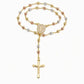 📿 50% DE RÉDUCTION! ✝️ Collier chapelet doré – Croix, perles & intemporel ✨