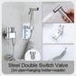 🎁 60 % DE RÉDUCTION ! 🔧✨ Vanne d'angle de sortie à double interrupteur 1/2" – Pratique et durable 🚰🌟