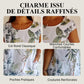 🌷 50% DE RÉDUCTION ! 🍀 Robe à Col Rond à Imprimé Botanique – Vente de Printemps – Tissu Léger, Motif Naturel & Coupe Décontractée 🌸