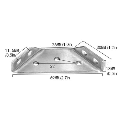 🔧 50% DE RÉDUCTION! 🔩 Support triangulaire en inox – Robuste & stable ✨