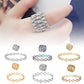 💕50% de réduction🎁Cadeau parfait : Bracelet transformable avec breloque CZ étincelante 💎
