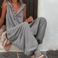 👗 50% DE RÉDUCTION 🌸 Combinaison sans manches à capuche – Tissu doux, coupe décontractée – Parfaite pour le quotidien, les voyages ou les journées relax – légère, confortable et tendance 🌿☀️✨