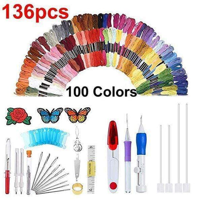 🔥 50 % de réduction ! 🌈🪡 Filetage précis et rapide pour broderie créative
