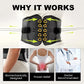 🌟 50% DE RÉDUCTION! 💪 Ceinture lombaire ajustable – Soutien dorsal ergonomique ✨