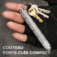 🔪 ACHETEZ 2 - RECEVEZ 1 GRATUIT ! ⏳ Couteau de Poche Détachable avec Porte-Clés - Lame Acier Inox et Design Compact pour Urgence et Outdoor 🏕️🔗