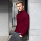 👕 60% de réduction! 🏃‍♂️ T-shirt Homme à Col Montant – Coupe Adjustable, Tissu Respirant & Polyvalent Sport/Quotidien ✨