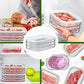 🥗 50% DE RÉDUCTION! 🧊 Boîtes alimentaires 3 étages – Réutilisables, couvercle transparent & gain de place ✨