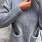 🧥 60% DE RÉDUCTION ! ⏳ Veste Tricotée à Col Rond – Fermeture Éclair Pratique, Douce & Confortable pour Tous les Jours 👚