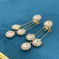 💎 ACHETEZ 1, OBTENEZ 1 GRATUIT! ✨ Boucles d'Oreilles Pétales Rondes en Zircon – Strass Étincelant, Plaqué Or & Hypoallergénique (Doré/Argenté) Pour Une Élégance Quotidienne 🌟