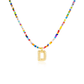 💜DERNIER JOUR DE LA PROMOTION - 50 % DE RÉDUCTION💜 Collier à lettres en perles pour femmes🔤A-Z
