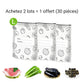 🥦 ACHETEZ 3 - RECEVEZ 2 GRATUITS ! ✨ Sacs de Conservation Aluminium Réutilisables - Garde les Aliments Frais Plus Longtemps, Écologiques et Lavables 🌱📦