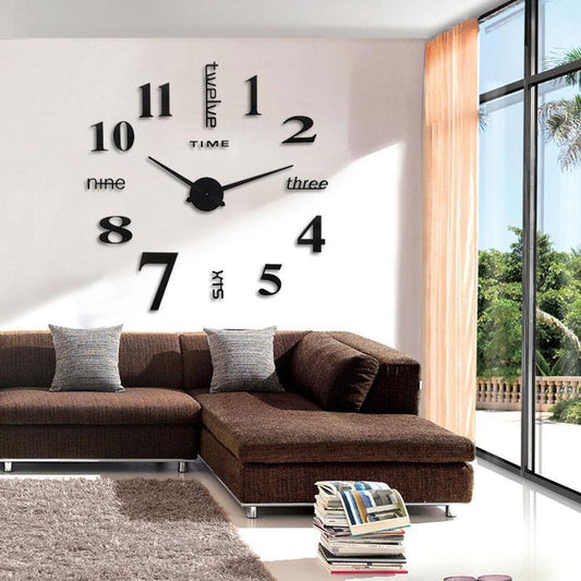 🕰️ 50% de réduction 🎉 Horloge Murale Moderne DIY – Installation Sans Perçage, Design Épuré & Affichage Numérique Clair ✨📦