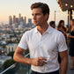 👔 50% DE RÉDUCTION 🏃‍♂️ Ensemble sport-shirt infroissable – Tissu technique respirant & coupe moderne – Polyvalent pour le sport, le bureau ou le quotidien – confort et style sans effort ✨⏰