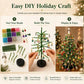 🎄 ACHETEZ 2, OBTENEZ 1 GRATUIT! ✨ Kit de perles pour sapin de Noël à réaliser soi-même – Créez vos décorations scintillantes & personnalisées – Parfait pour un Noël créatif en famille 🎅