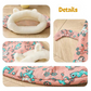 🐱 50% DE RÉDUCTION! 🛏️ Nid douillet semi-fermé – Peluche chaude & lavable pour chats & chiens ✨