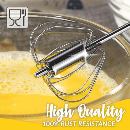 🥄 ACHETEZ 2, OBTENEZ 1 GRATUIT ! 🌟 Fouet semi-automatique en acier inoxydable – Mécanique, lames rotatives – Parfait pour sauces, pâtes ou crèmes – sans piles, facile à nettoyer 🍳✨