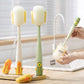🧽 50% DE RÉDUCTION! 🥤 Brosse Nettoyante 5-en-1 pour Bouteilles – Multifonctionnelle, Idéale pour Couvercles & Ustensiles de Cuisine ✨