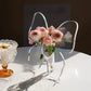 🦋 50% DE RÉDUCTION! 💐 Vase papillon transparent – Plastique cristallin & base stable ✨