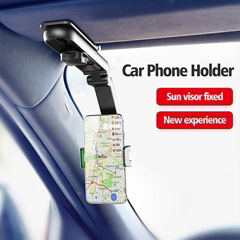 📱 50% DE RÉDUCTION ! 🔥 Support de Téléphone de Voiture Rotatif et Rétractable - Fixation Solide sur Grille d'Aération, Orientation 360° et Chargement Sans Fil Intégré 🚗⚡