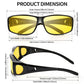 🕶️ 50% DE RÉDUCTION MAINTENANT ! 🎅 Lunettes de Conduite Nuit - Verres Polarisés & Anti-Reflets, Vision Claire et Sécurisée pour la Nuit ✨