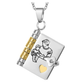 👑 50% DE RÉDUCTION! ✨ Collier de Livre My Little Star pour Fille – Cadeau d'Anniversaire & Diplôme, Message Personnalisé & Fini Or ❤️
