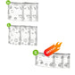 🥦 ACHETEZ 3 - RECEVEZ 2 GRATUITS ! ✨ Sacs de Conservation Aluminium Réutilisables - Garde les Aliments Frais Plus Longtemps, Écologiques et Lavables 🌱📦