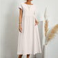 👗 50% DE RÉDUCTION 🌿 Robe d'été sans manches en coton & lin – Coupe fluide, 2 poches & couleur unie – Légère, respirante & parfaite pour les journées chaudes ou les vacances ☀️