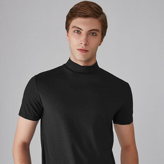 🐰 50 % de Réduction 👕 T‑shirt Homme col montant – Confort, style & doux au toucher – exclusivité Pâques ✨
