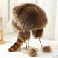 👨‍👧 60% DE RÉDUCTION MAINTENANT ! ✨ Chapeau en Peluche Parent-Enfant - Queue de Raton Laveur Amovible, Parfait pour Activités en Plein Air ❄️✨