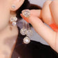 💎 ACHETEZ 1, OBTENEZ 1 GRATUIT! ✨ Boucles d'Oreilles Pétales Rondes en Zircon – Strass Étincelant, Plaqué Or & Hypoallergénique (Doré/Argenté) Pour Une Élégance Quotidienne 🌟