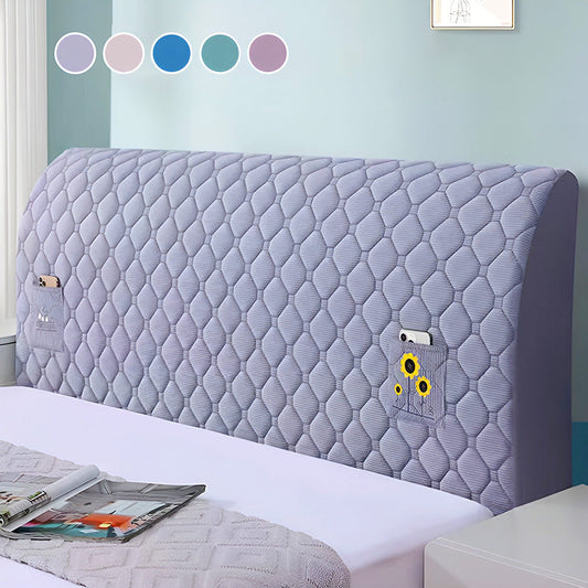 🛏️ 50% DE RÉDUCTION ! 🛋️ Housse Rembourrée en Velours pour Tête de Lit – Protection Douce, Antidérapante & Installation Facile avec Élastique ✨