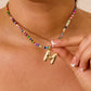 💜DERNIER JOUR DE LA PROMOTION - 50 % DE RÉDUCTION💜 Collier à lettres en perles pour femmes🔤A-Z